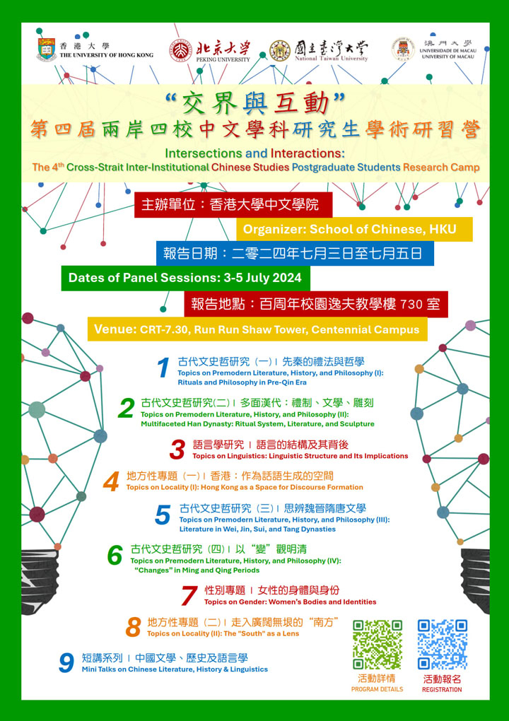 “交界與互動”  第四屆兩岸四校中文學科研究生學術研習營